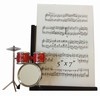 Music Instrument Picture Frame - Red Drum Set